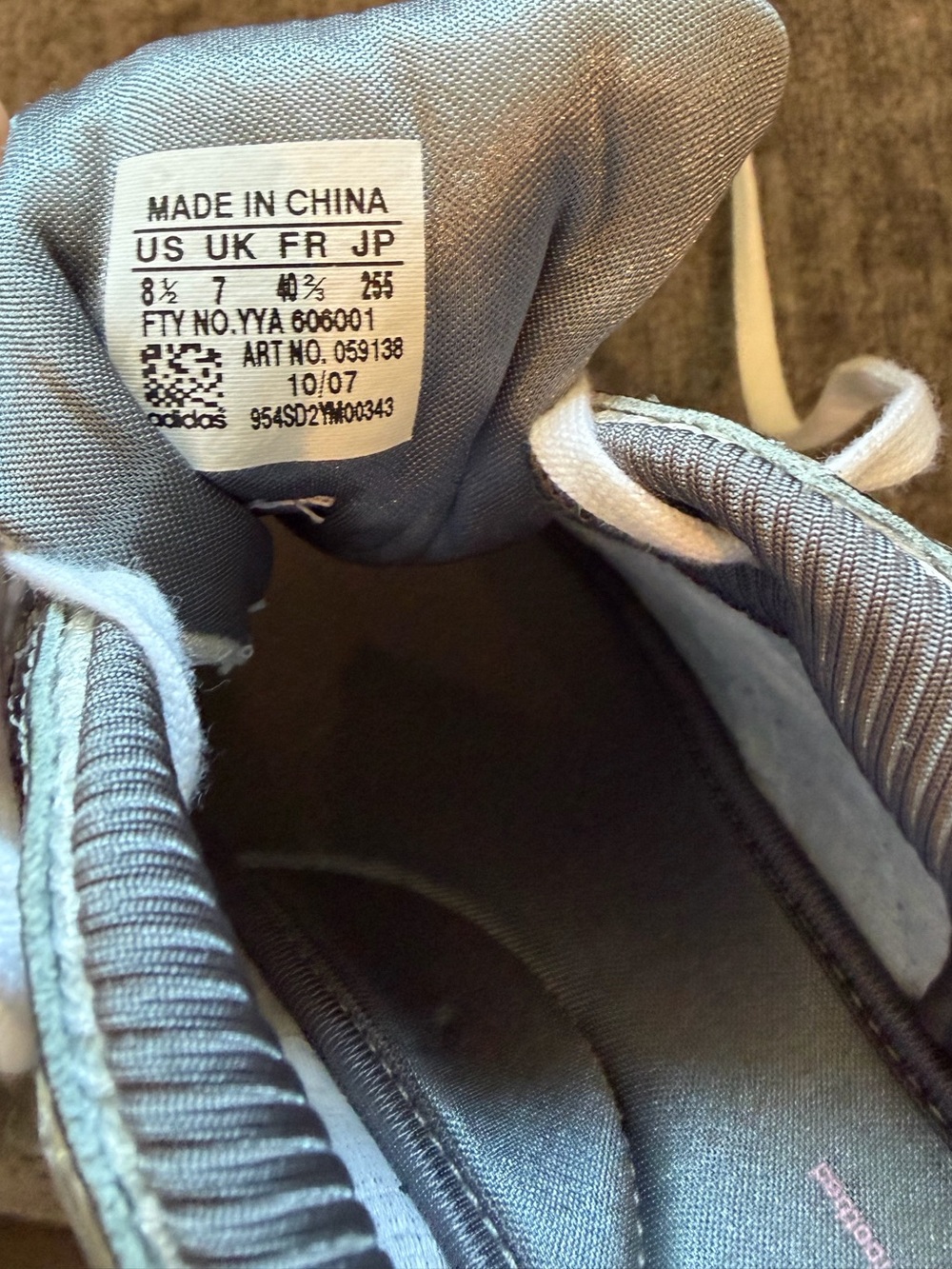 NWOT Adidas Raziya II White Athletic Sneakers Running Shoes Women’s 8-1/2 8.5 M - Picture 6 of 8